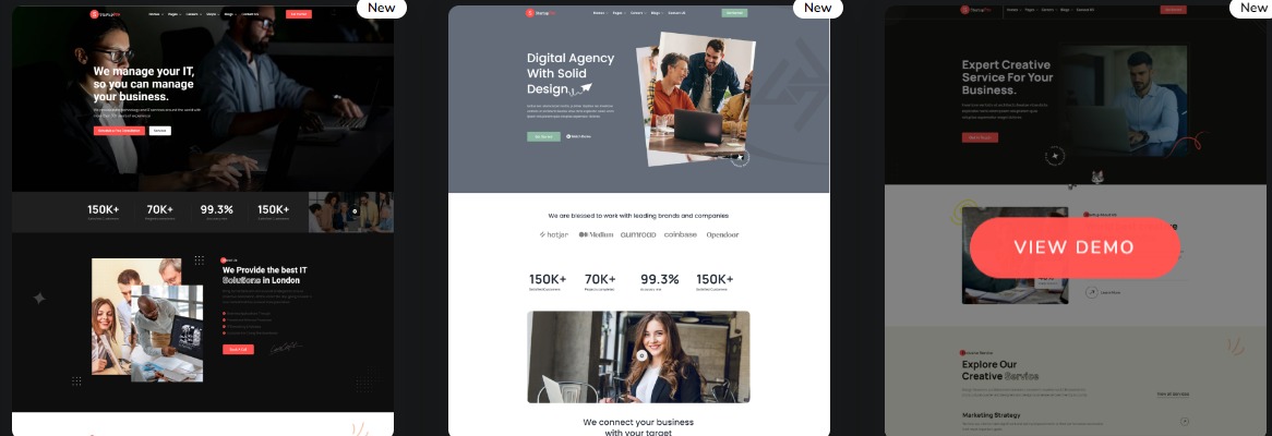 Startuppro  Corporate Theme Features 