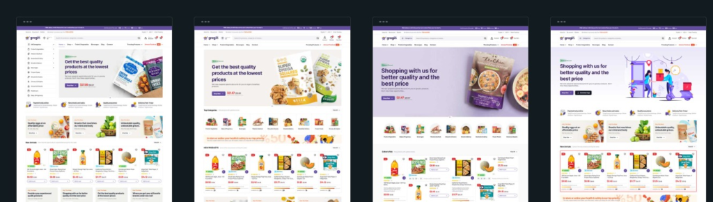 Grogin E-Commerce Theme Features 